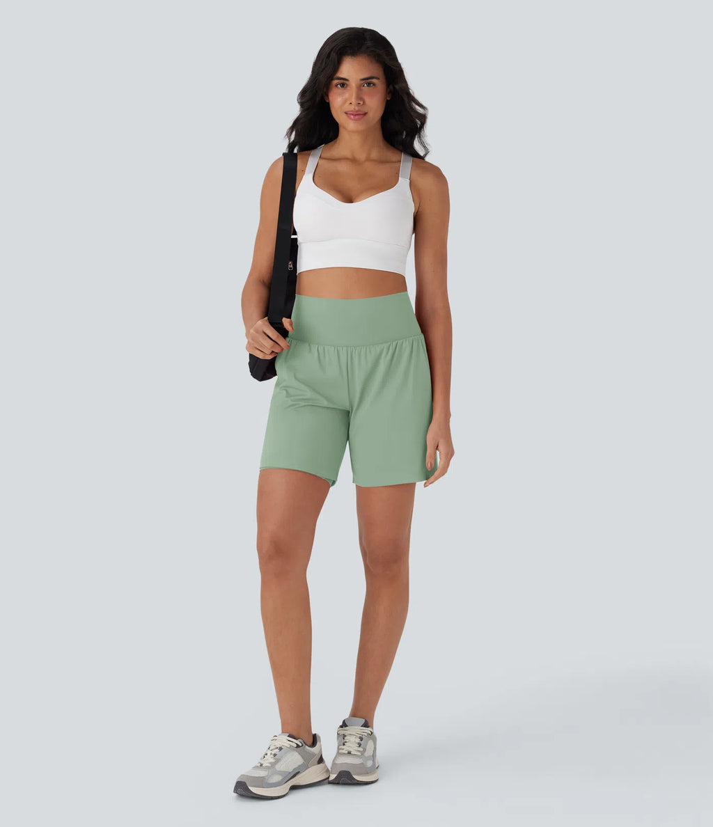 Celone AirFlex™ High-Waist 2-in-1 Yoga Shorts