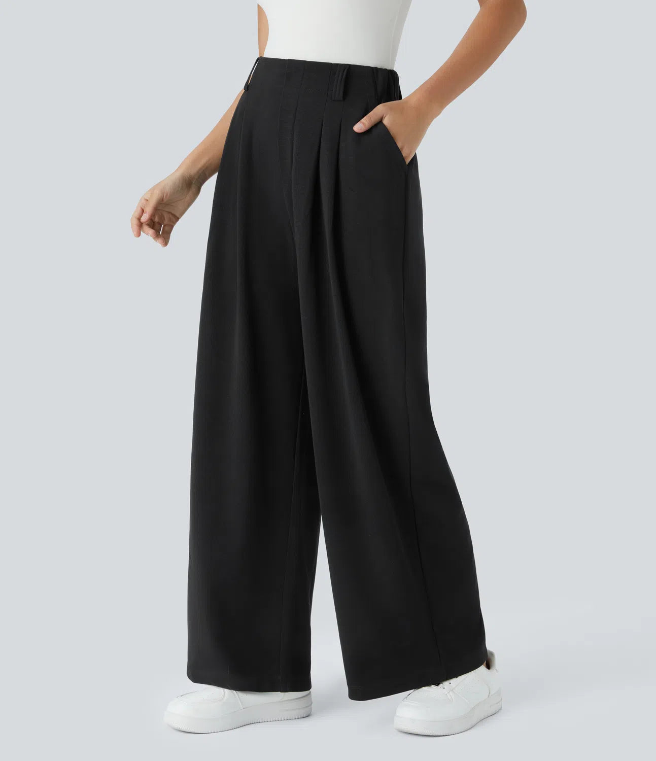 Celone SculptFlex™ High-Waist Wide-Leg Work Pants