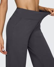 Celone High-Waist Wide Leg Business Casual Pants