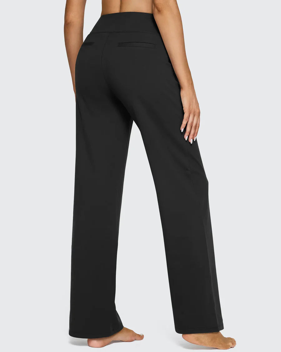 Celone High-Waist Wide Leg Business Casual Pants