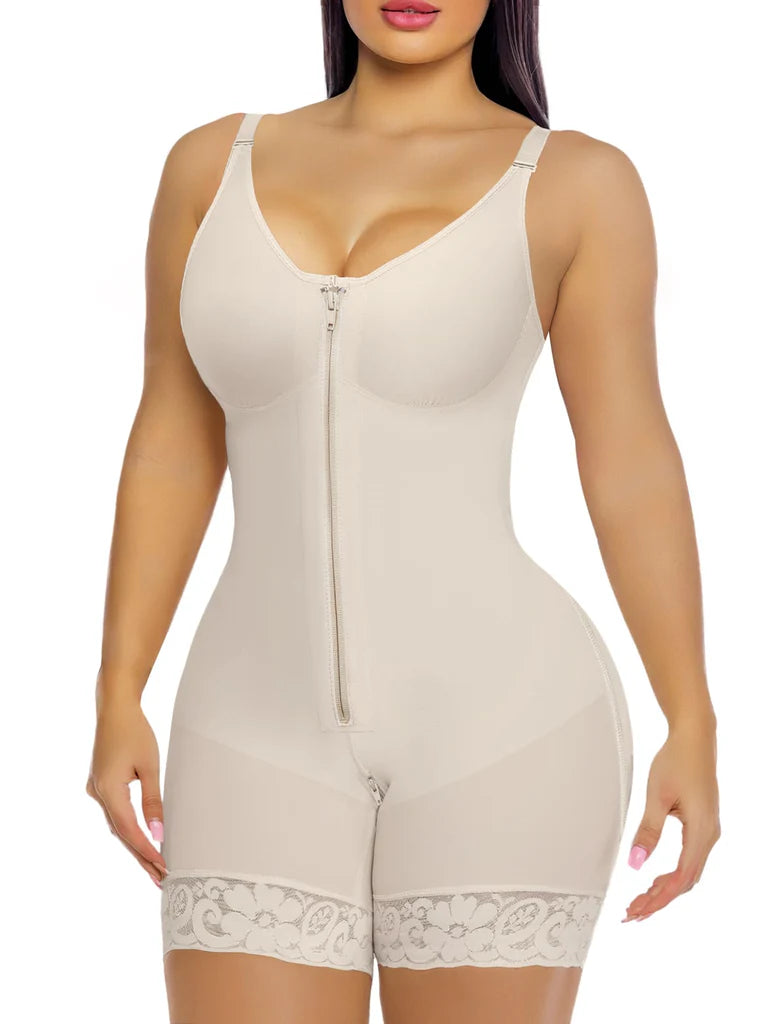 Celone - Shapewear Tummy Control Butt Lifter with Zipper Crotch