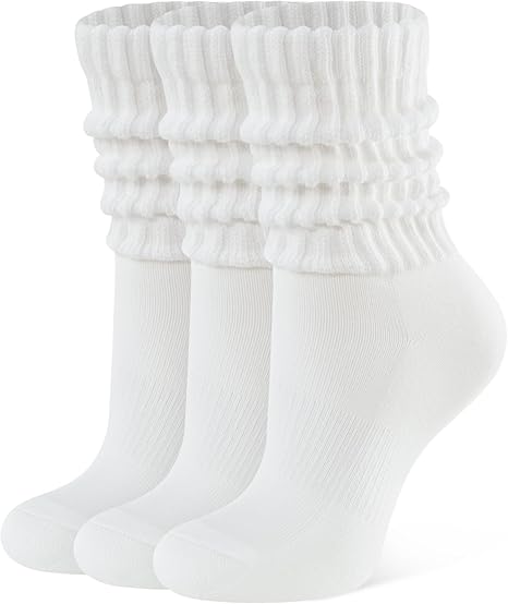 Celone SoftFlex™ Slouch Crew Socks – Cozy Cotton (3 Pairs)
