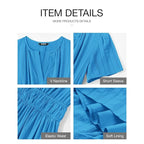 Celone BreezeLuxe™ Boho V-Neck Midi Dress