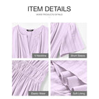 Celone BreezeLuxe™ Boho V-Neck Midi Dress