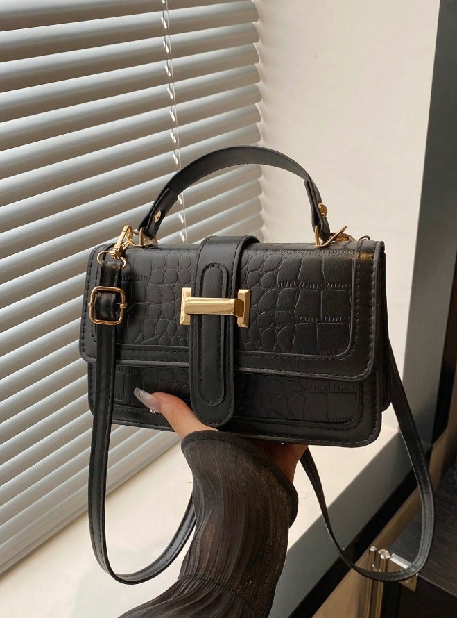 Celone LuxeCarry™ Textured Crossbody Bag – Sleek PU Leather Shoulder Bag