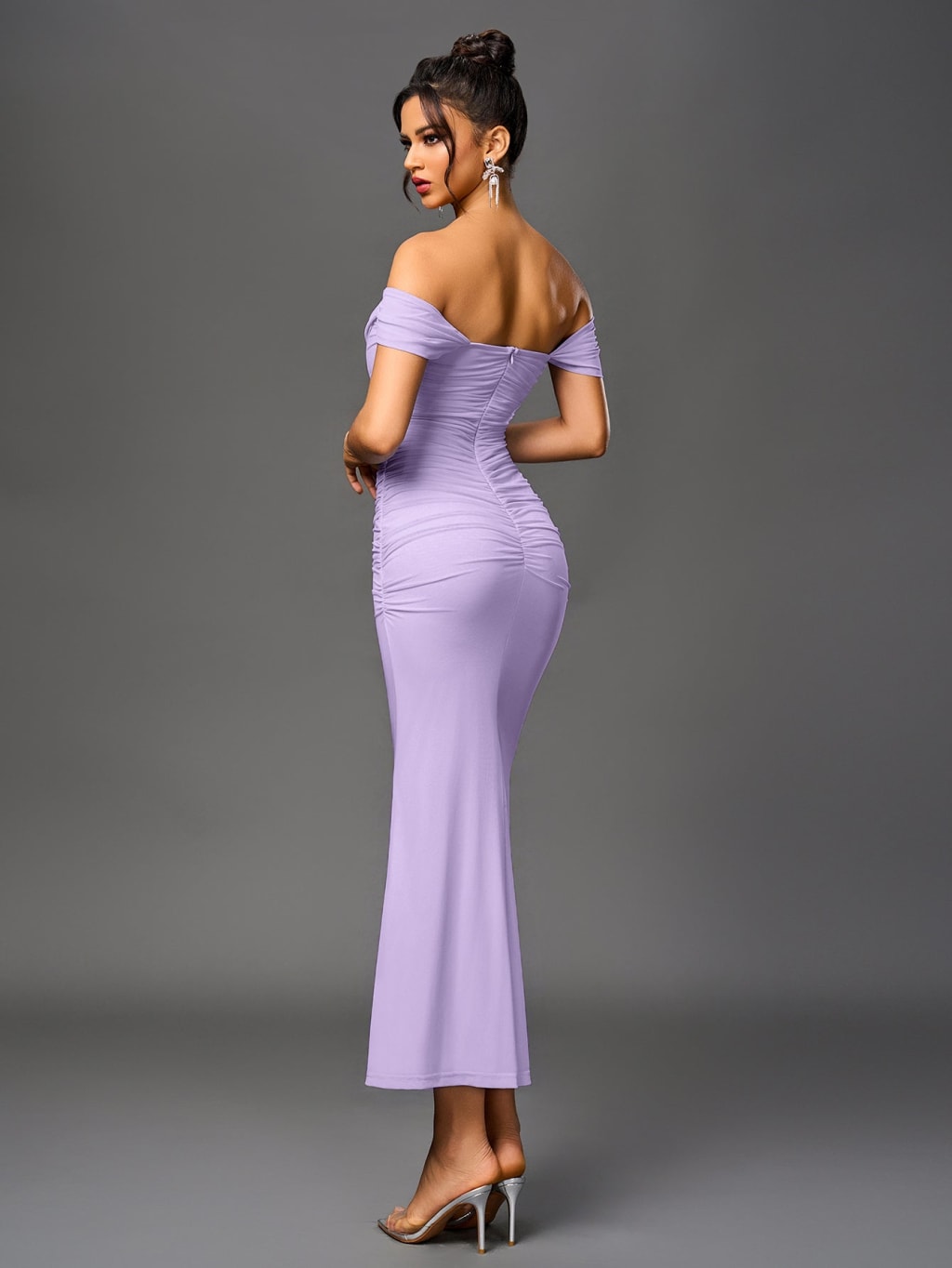 Celone Off-Shoulder Bodycon Maxi Dress
