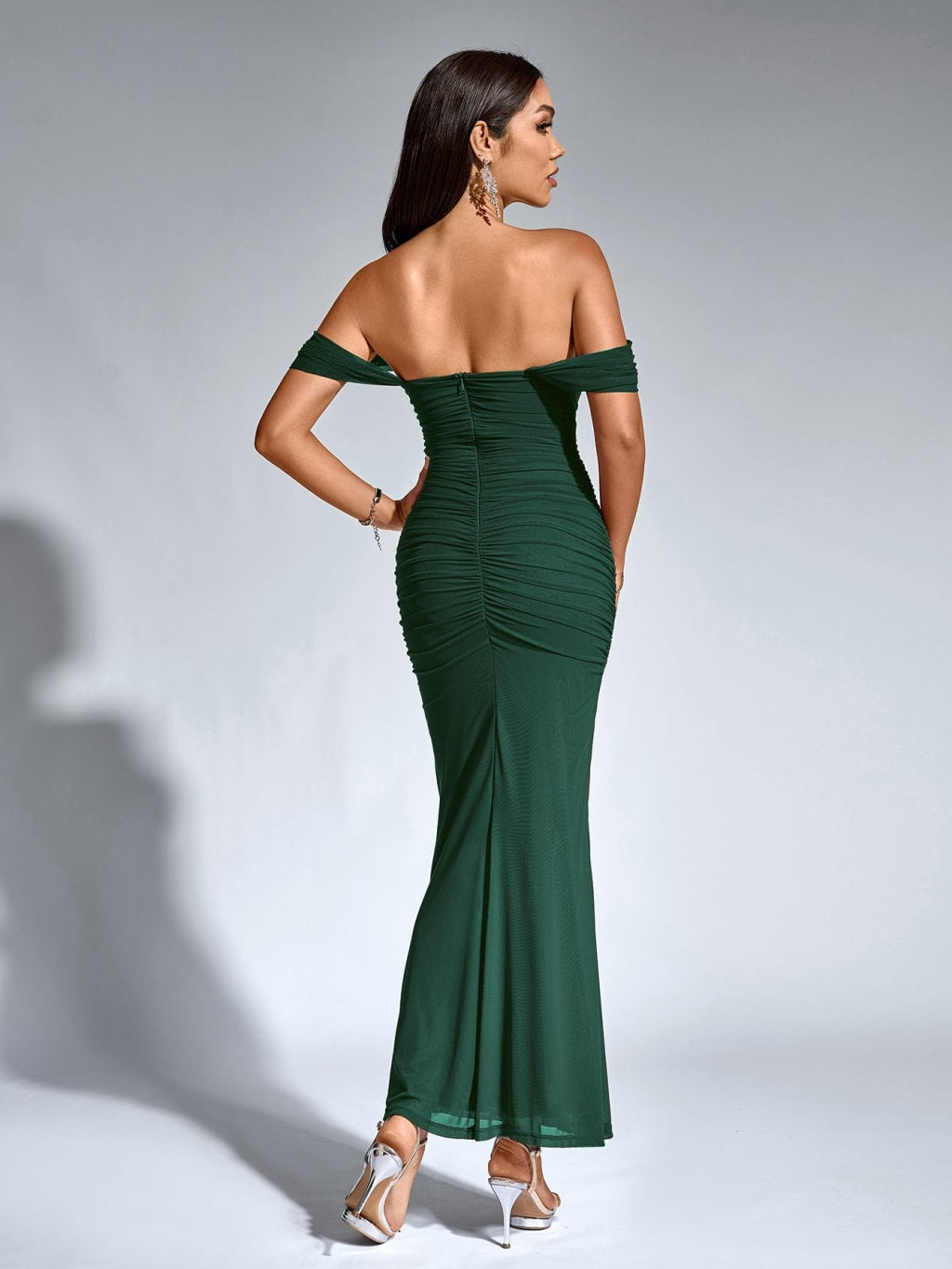Celone Off-Shoulder Bodycon Maxi Dress