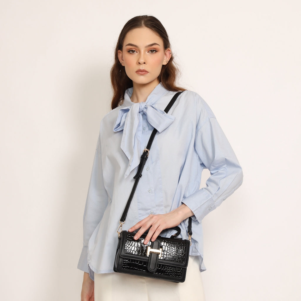 Celone LuxeCarry™ Textured Crossbody Bag – Sleek PU Leather Shoulder Bag